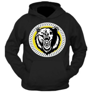 Wild Skull Hoodie- Black
