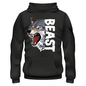 Beast Rage Hoodie – Black