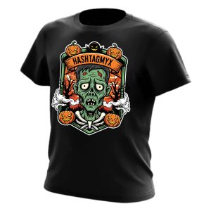 The Spooky Zombie Tee - Black