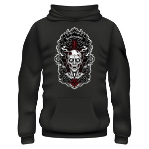 Spooky Zombie Graphic Hoodie – Rise from the Grave in Style